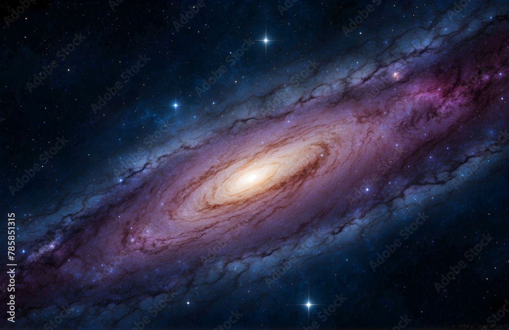 Obraz premium galaxy background