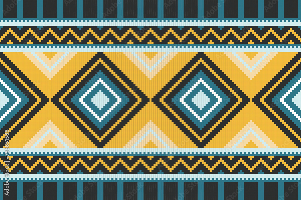 Ikat Damask Embroidery Background. Ikat Floral Geometric Ethnic Oriental Pattern Traditional. Ikat Aztec Style Abstract Design for Print Texture,fabric,saree,sari,carpet. Ikat Damask Embroidery Background. Ikat Floral Geometric Ethnic Oriental Pattern Traditional. Ikat Aztec Style Abstract Design for Print Texture,fabric,saree,sari,carpet.