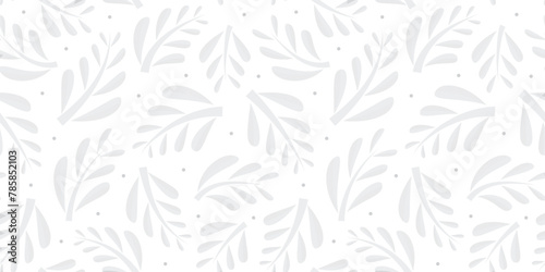 Organic motif, botanical motif background. Seamless pattern.Vector.スタイリッシュな有機的パターン