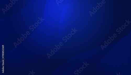 Digital technology concept background. curve lines, glowing on dark blue background