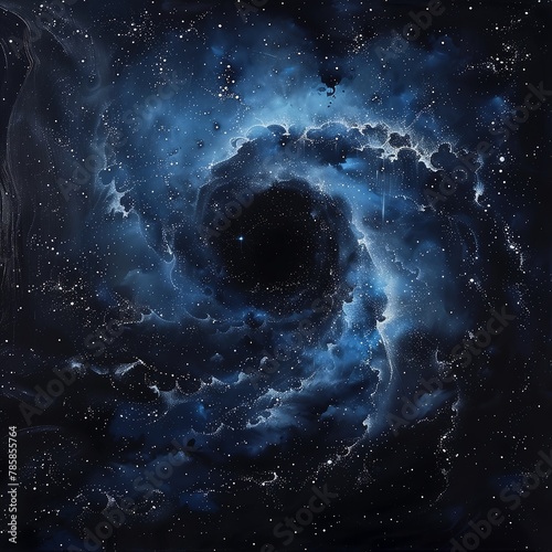 black hole middle galaxy sky fructose magazine desolated album marble