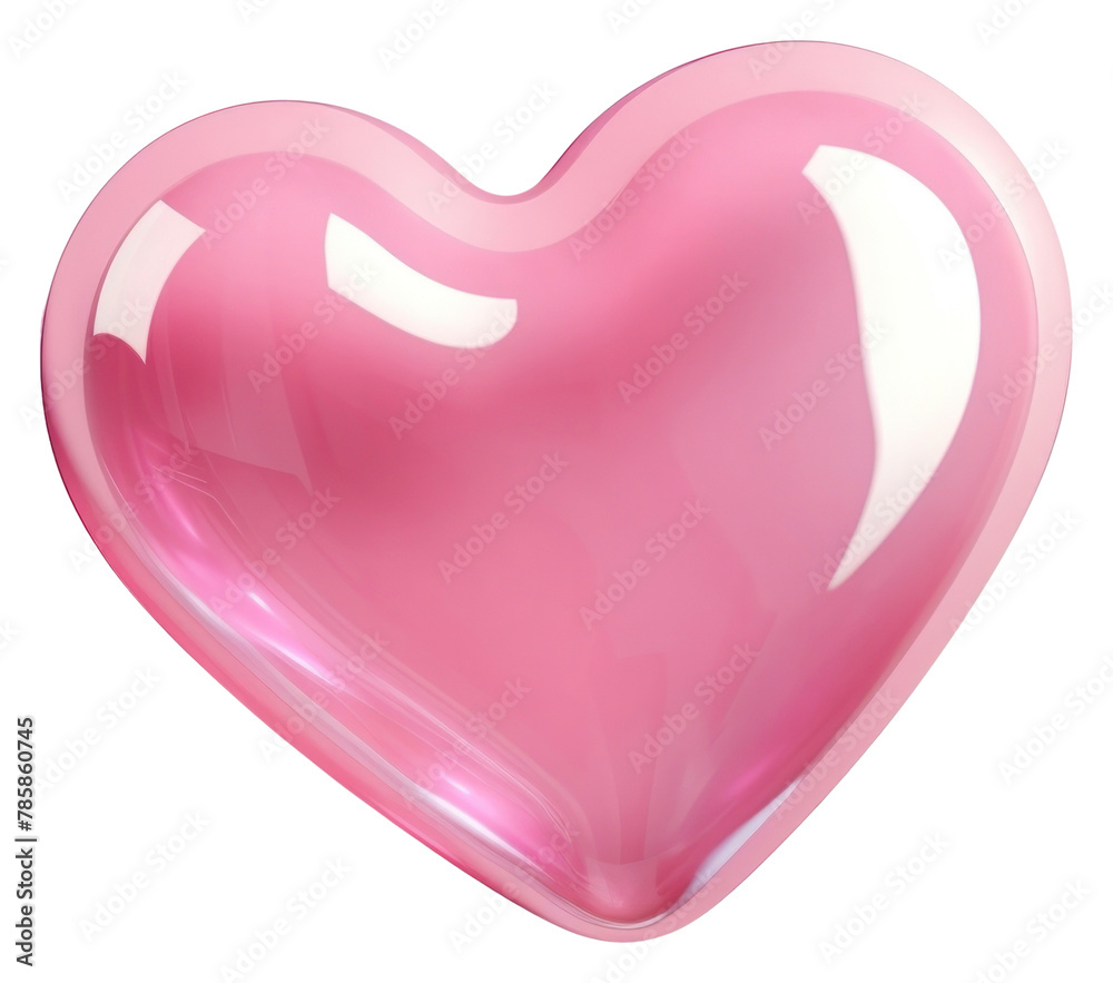 PNG Heart jewelry pink accessories - obrazy, fototapety, plakaty 