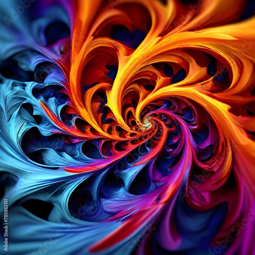 abstract fractal background