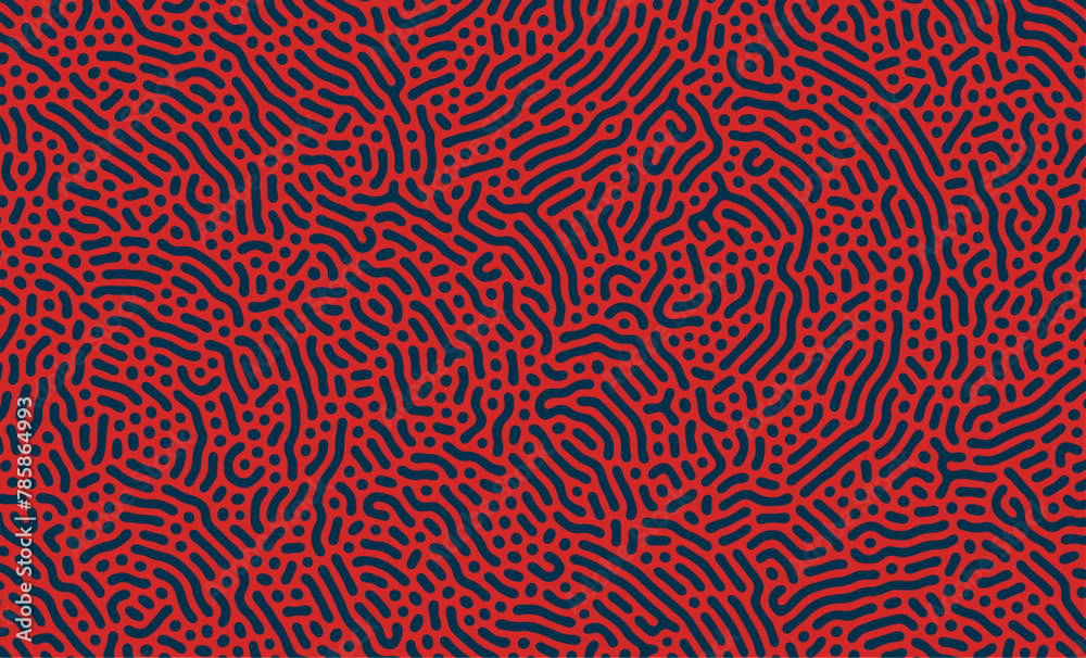 Red and Blue Organic Turing Seamless Pattern. Abstract organic background Red and Blue Organic Turing Seamless Pattern. Abstract organic background