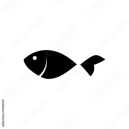 Fish icon vector