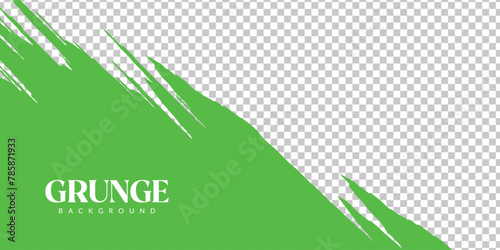 brush messy ink rough halftone abstract green color background with brushstroke and halftone style.