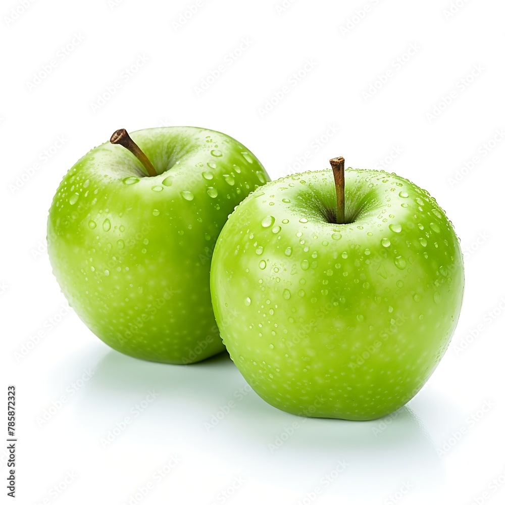 Fresh ripe Green apples as background Fresh ripe Green apples as background