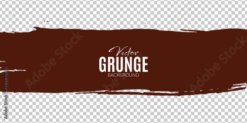 brush messy ink rough halftone abstract chocolate color background with brushstroke and halftone style.