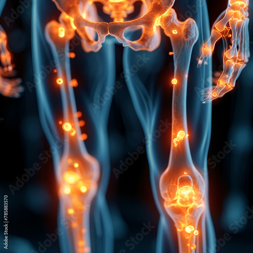 Picture of Inflamed Human Bone Joints