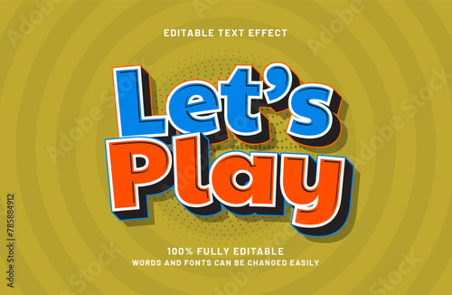 lets play editable text effect
