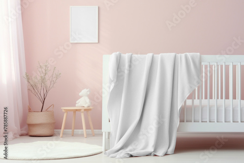 Picture frame png mockup, transparent design