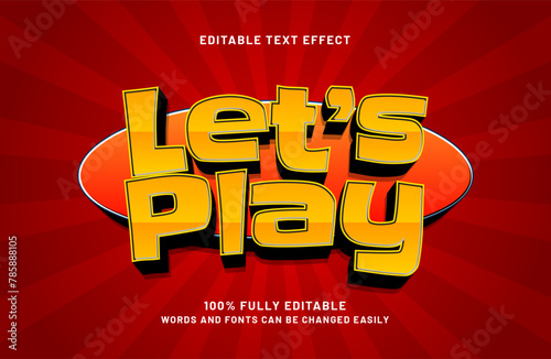 lets play editable text effect