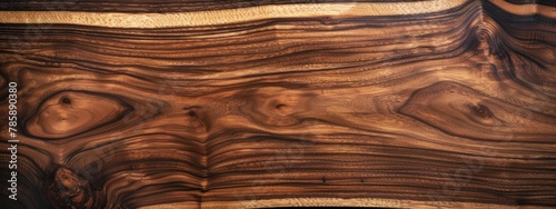 Natural grain design and warm walnut wood texture for the backdrop