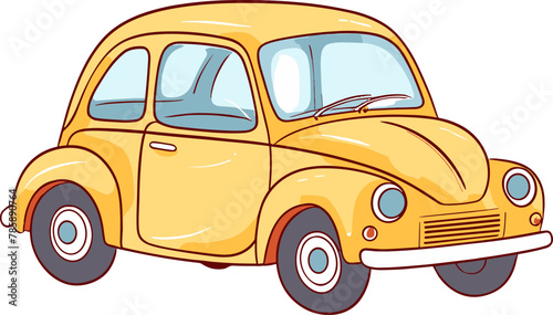 Small car clipart design illustration