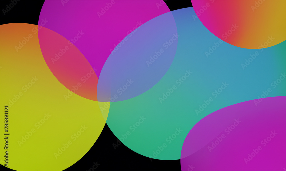 natural colorful gradient shape on black background natural colorful gradient shape on black background