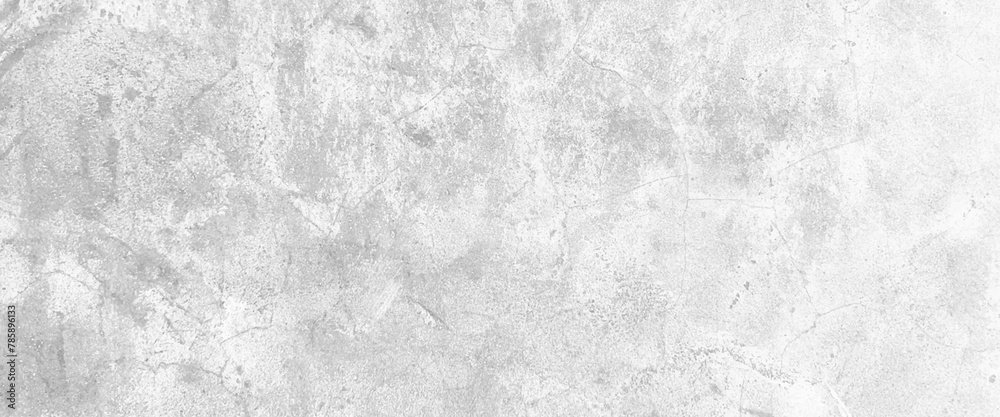 Obraz premium Vector white light polished empty wall, cement floor background, old vintage grunge texture design.