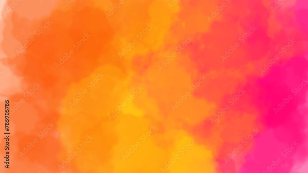 watercolor abstract background using purple, yellow, orange color gradients. suitable for banners, templates, presentations