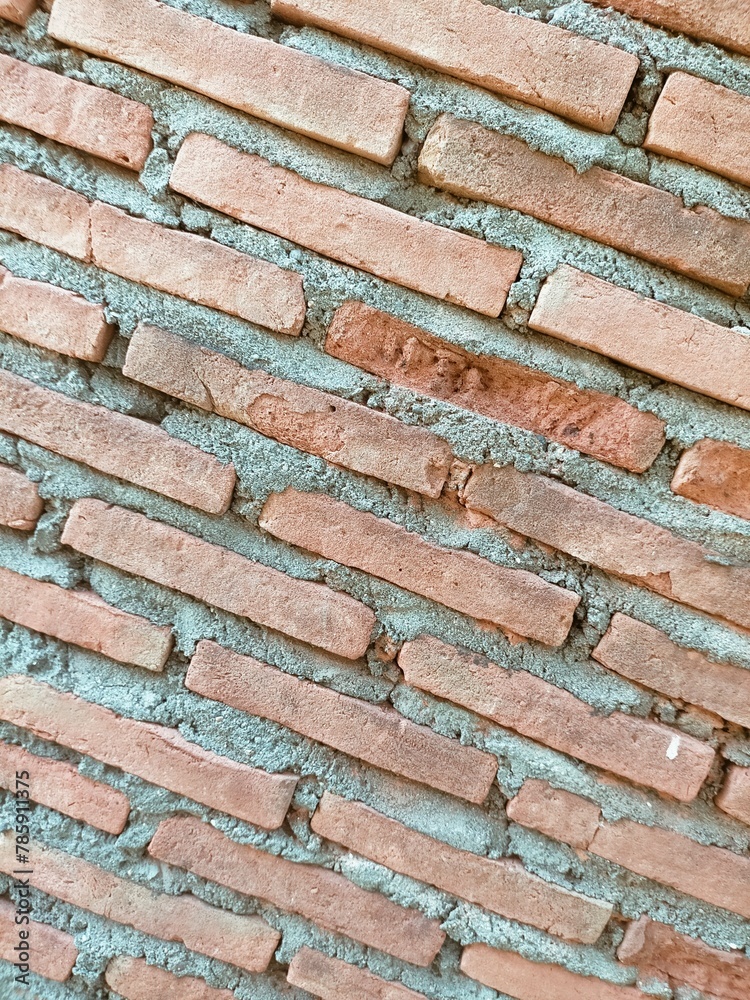 red brick wall