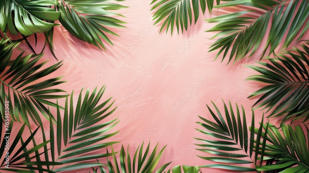 Lush palm frond display, capturing the essence of exotic landscapes or tranquil green spaces. Lush palm frond display, capturing the essence of exotic landscapes or tranquil green spaces.