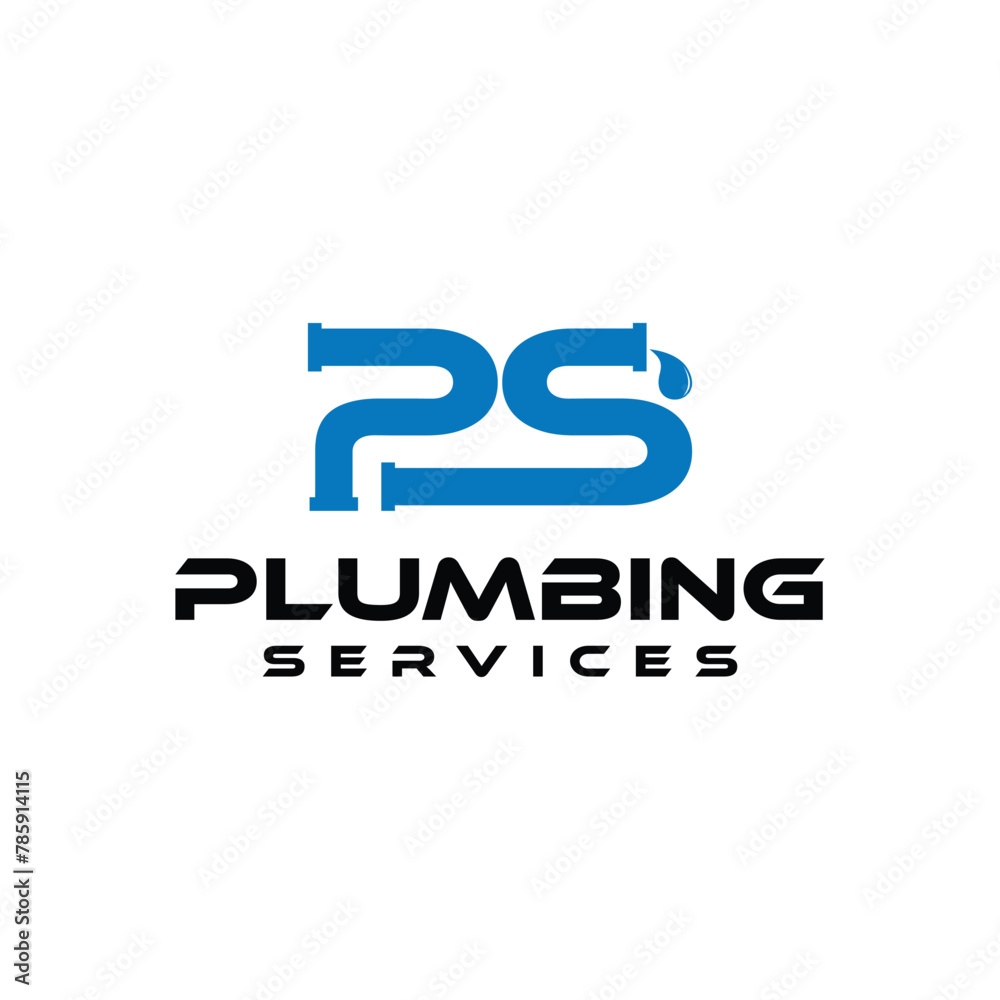 plumbing services logo design idea