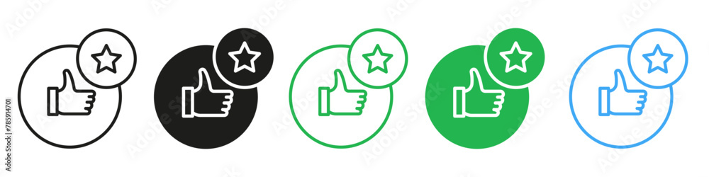 User Review and Feedback Icon for Positive Customer Interaction User Review and Feedback Icon for Positive Customer Interaction