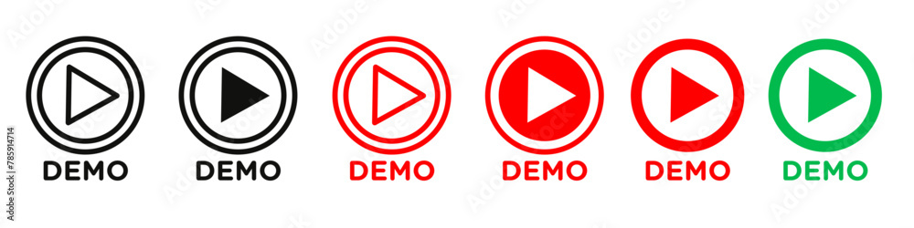 Online Course Preview with Educational Video Class Icon Online Course Preview with Educational Video Class Icon