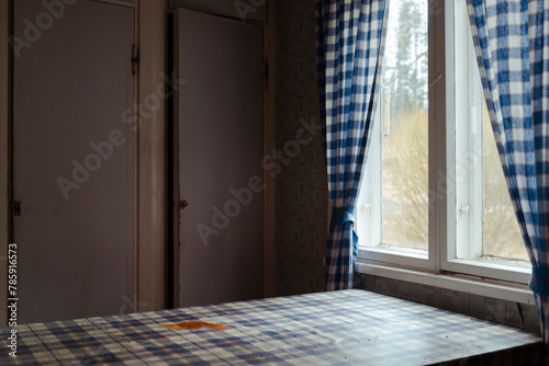 An empty table as it was decades ago