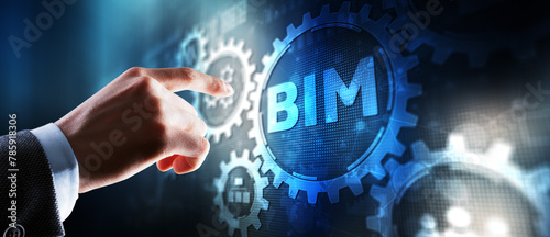 BIM. Building Information Model. Updated construction and design model