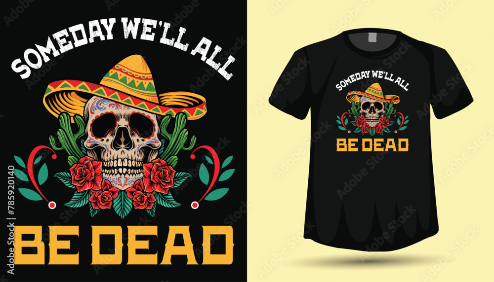 Fototapeta premium Cinco de mayo t-shirt design vector