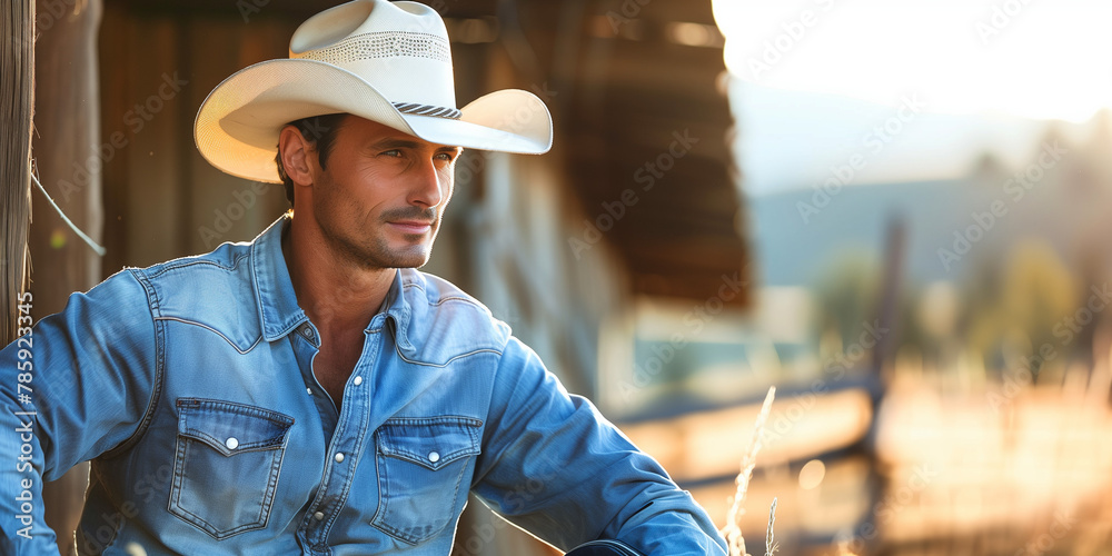 American Western Cowboy 