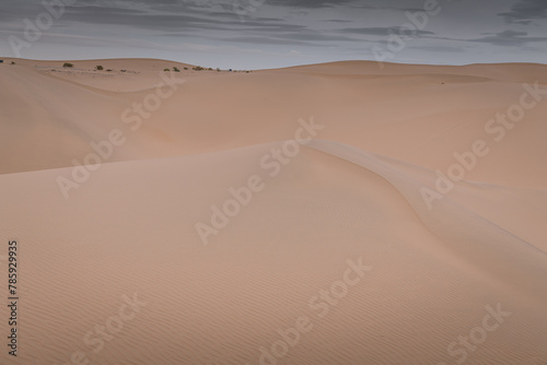 Background image of the sand dunes of Gobi desert, Wallpaper of Inner Mongolia