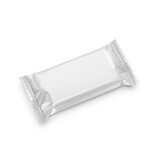 Bar Chocolate Packaging Mockup 3D Rendering on White Background
