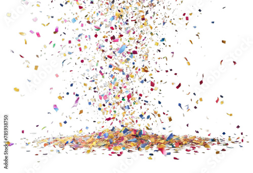 Obraz na płótnie confetti w salonie