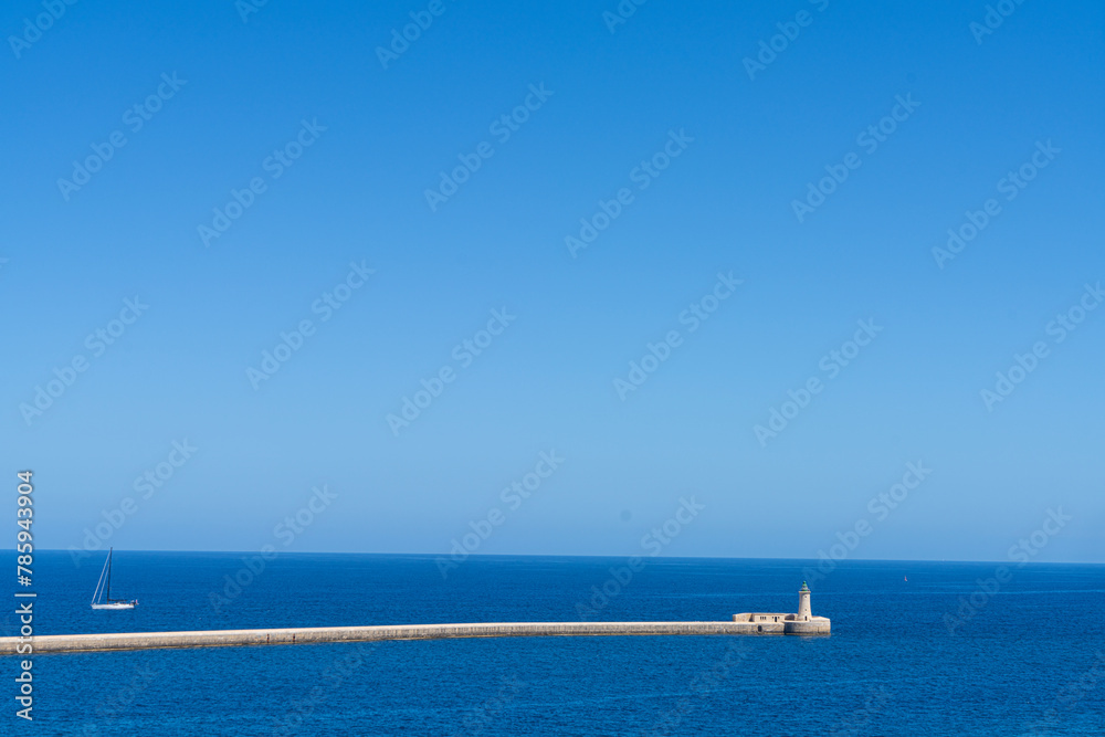 city port entrance in Valletta, Malta city port entrance in Valletta, Malta