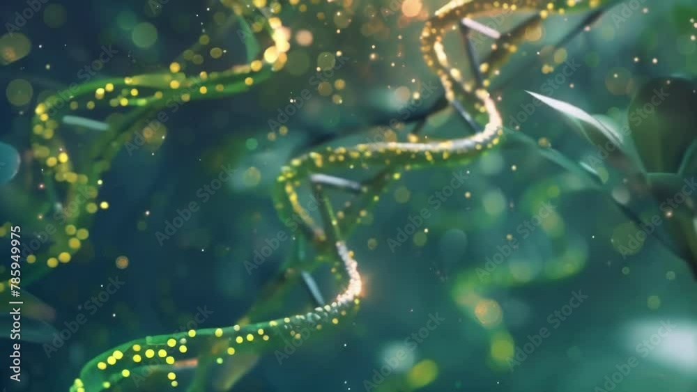 Strands of DNA can be seen swirled within the nucleus of a plant cell invisible to the d eye. . AI generation. Strands of DNA can be seen swirled within the nucleus of a plant cell invisible to the d eye. . AI generation.