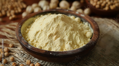 Sattu, a nutritious and versatile flour made from roasted chickpeas or barley, commonly used in Indian cuisine for beverages, bread, and savory dishes