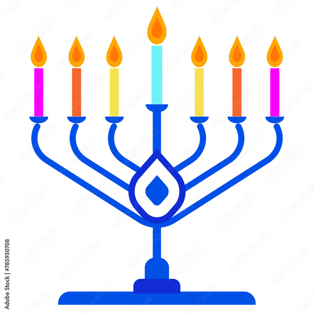 symbolic candlestick at a Jewish festival symbolic candlestick at a Jewish festival