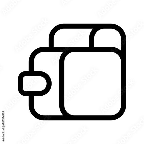 Wallet Icon Vector Symbol Design Illustration