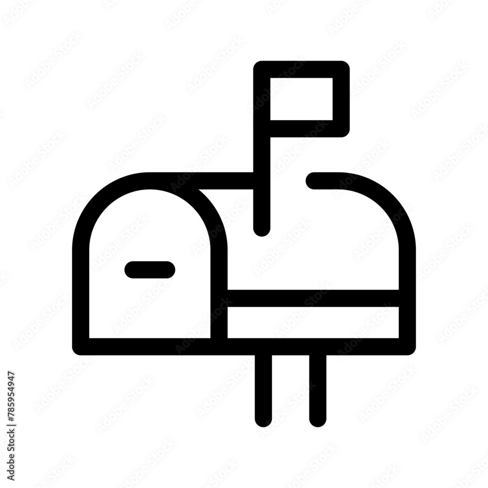Mailbox Icon Vector Symbol Design Illustration Mailbox Icon Vector Symbol Design Illustration