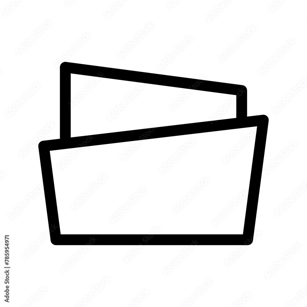 Folder Icon Vector Symbol Design Illustration Folder Icon Vector Symbol Design Illustration