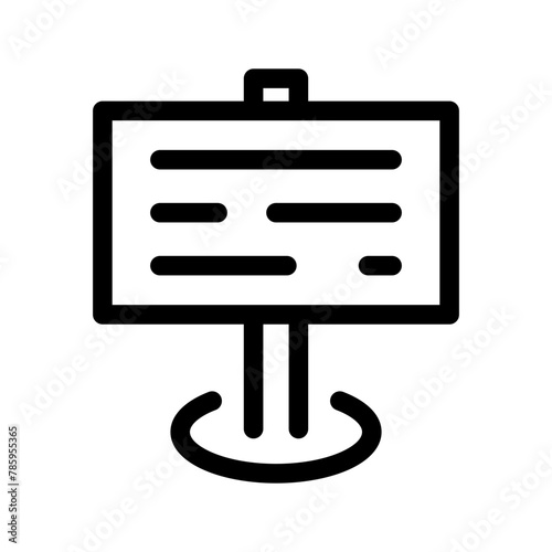 Sign Post Icon Vector Symbol Design Illustration