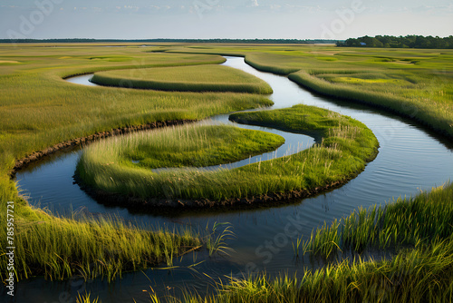 Detailed Visual Representation of Oxbow Lake Formation through Stages in a River's Course