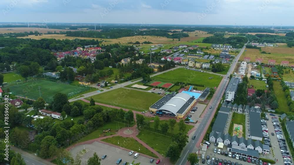 Beautiful Landscape In Ustronie Morskie Piekny Krajobraz Aerial View Poland Beautiful Landscape In Ustronie Morskie Piekny Krajobraz Aerial View Poland