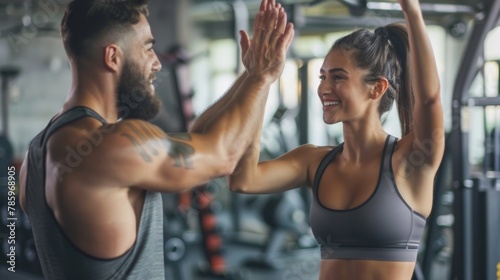 The High-Five at the Gym photo