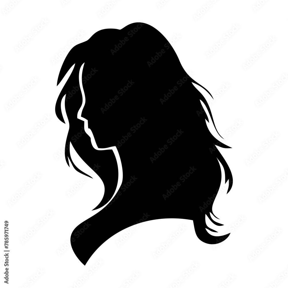 silhouette of a woman