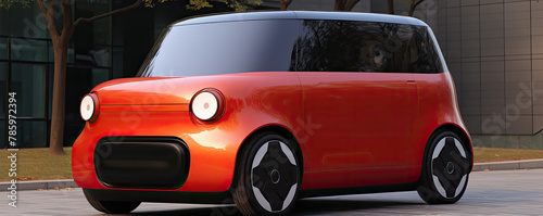 Electric car futurictic design.