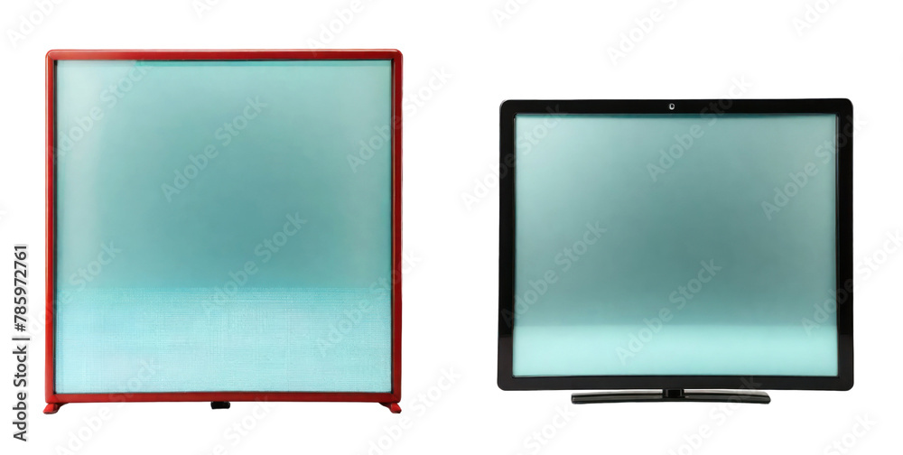 set of screen isolated on transparent background set of screen isolated on transparent background