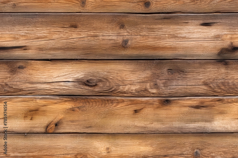 Obraz premium High-resolution image highlighting the rough, weathered texture of barn wood, with visible knots and grain patterns