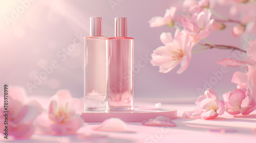 Pink Perfume with Cherry Blossoms