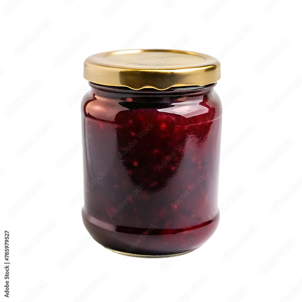 Salsa jar bottle isolated on transparent background Salsa jar bottle isolated on transparent background